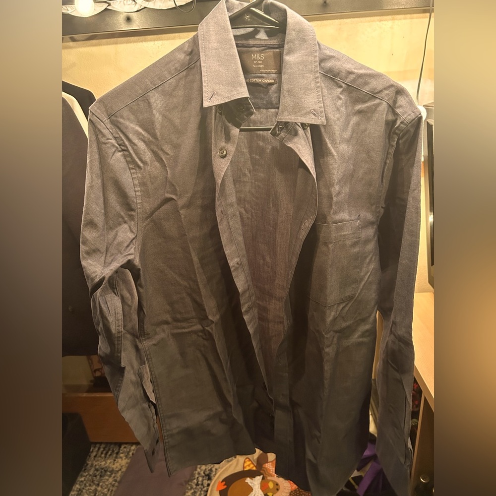 M&S Pure COTTON Dress Shirt